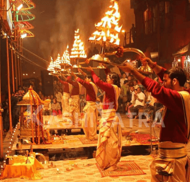 Ganga Aarti at Kashi Vishwanath Temple